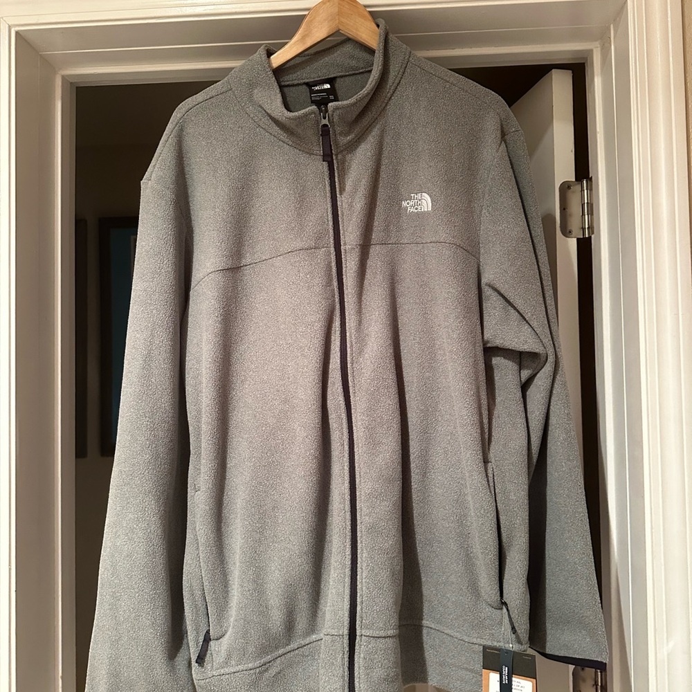 The North Face Men's Zip-Up in Gray